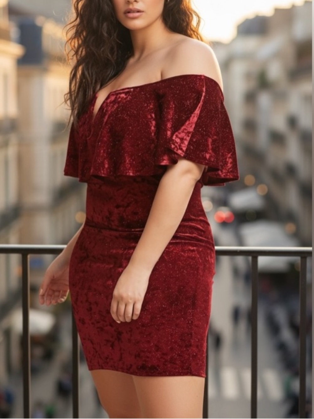 NEW• Creme De La Creme Serafina Velvet Sweetheart BodyCon Dress• 2X-3X